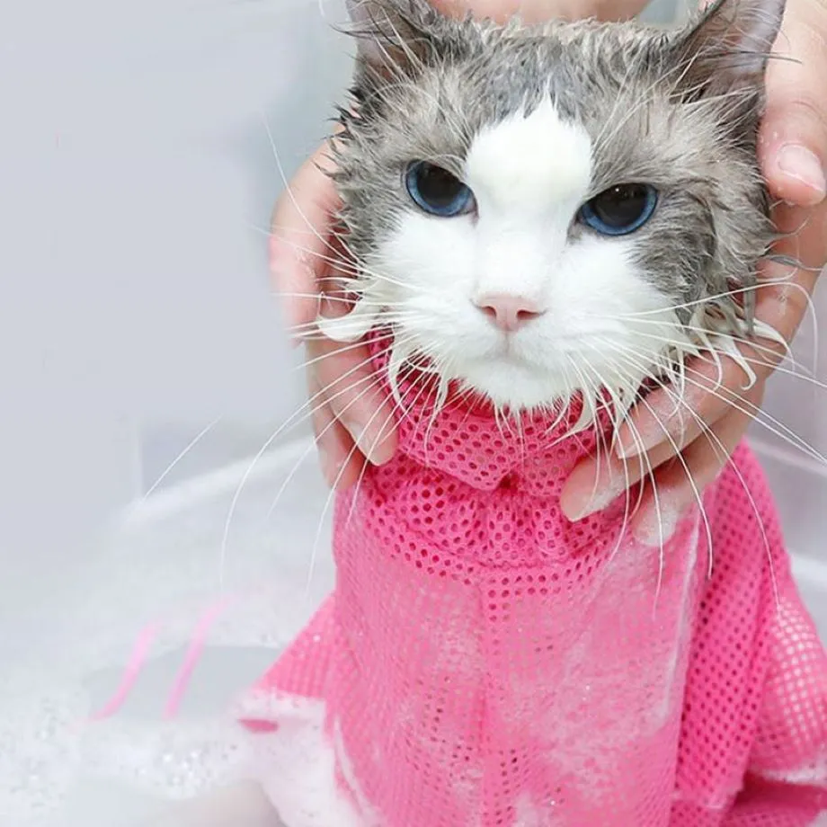✅ Multi-functional Pet Grooming Bath Bag _mp4