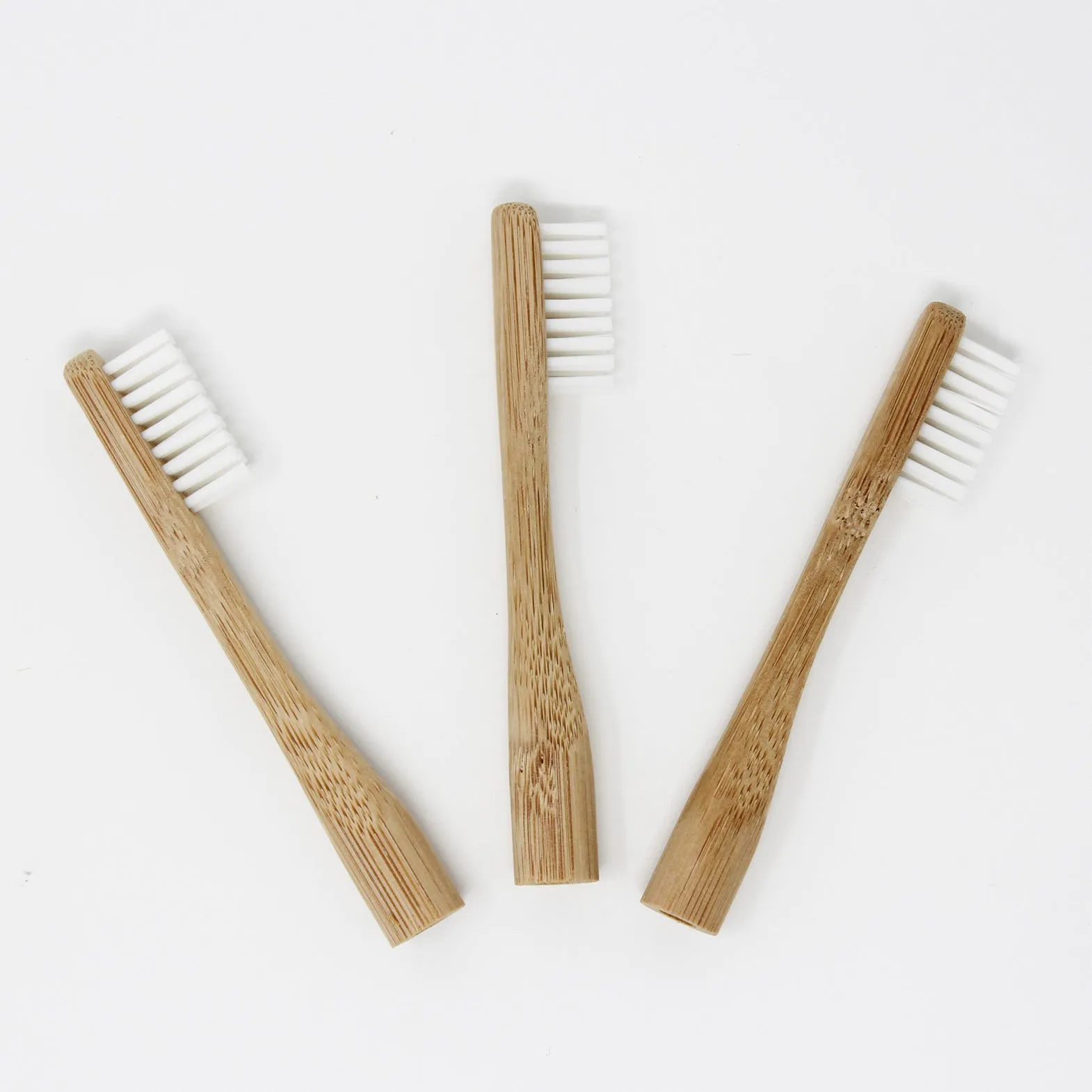 3 Bamboo Replacement Heads For Bamboo Toothbrush