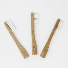 3 Bamboo Replacement Heads For Bamboo Toothbrush