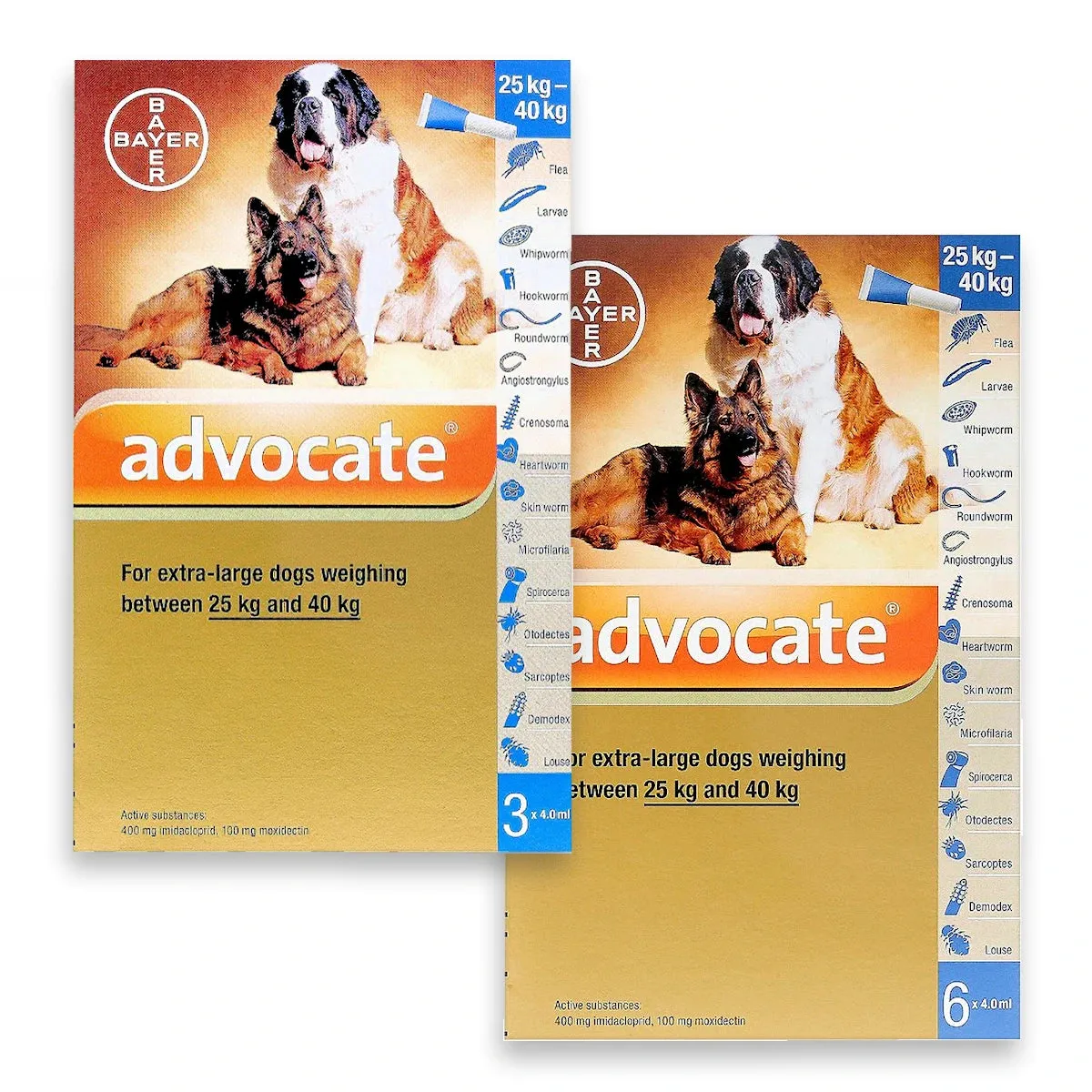 Advocate 400 Spot-On for XLarge Dogs over 25kg