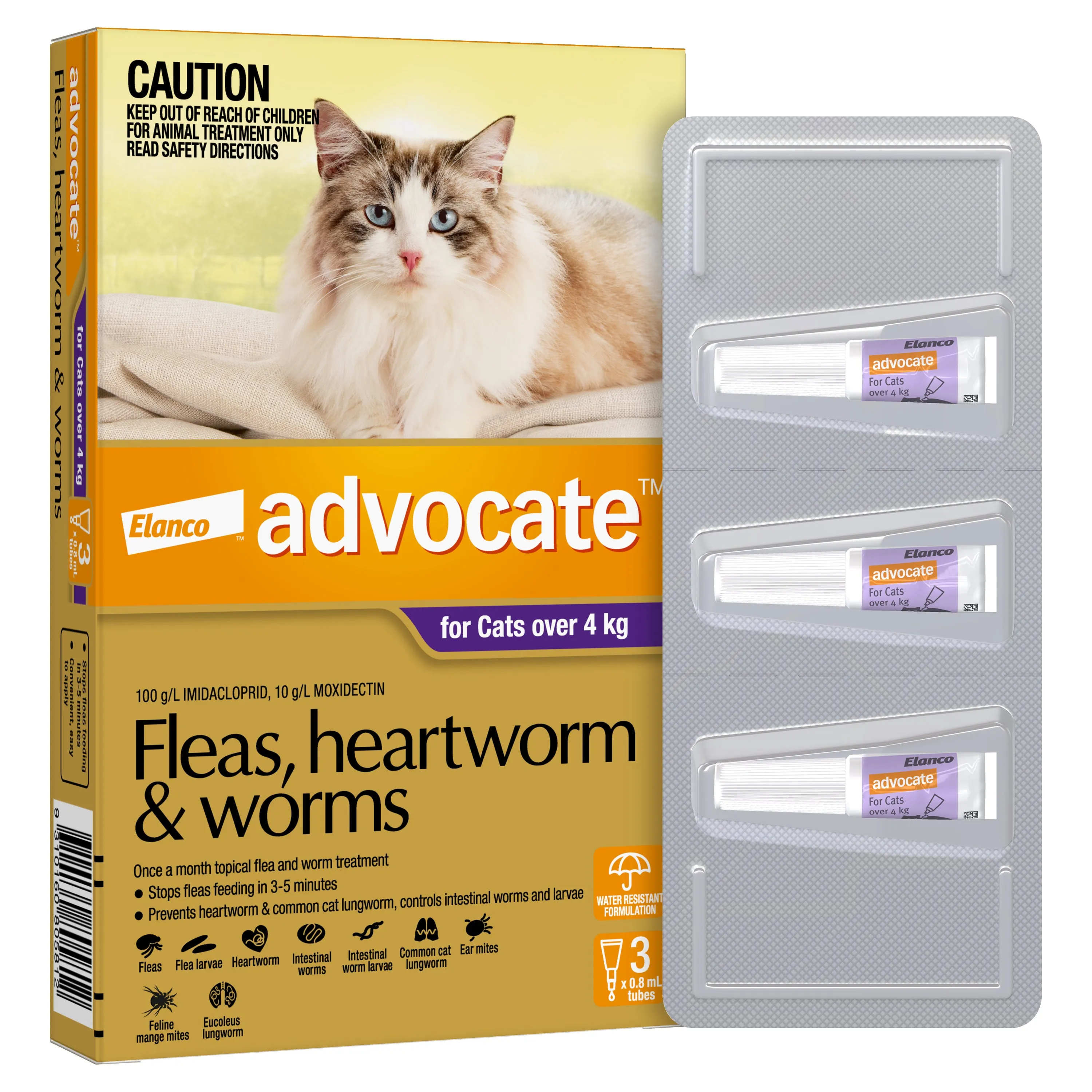 Advocate - Cat over 4kg (3pk)