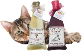 Alice's Cottage Wine Me Up Fun Catnip Toys - Wine Bottle Shaped