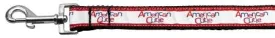 American Cutie Ribbon Dog Collars 1 wide 4ft Leash