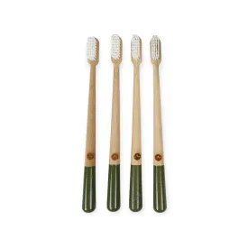Bamboo Toothbrush - Set of 4 Family Pack
