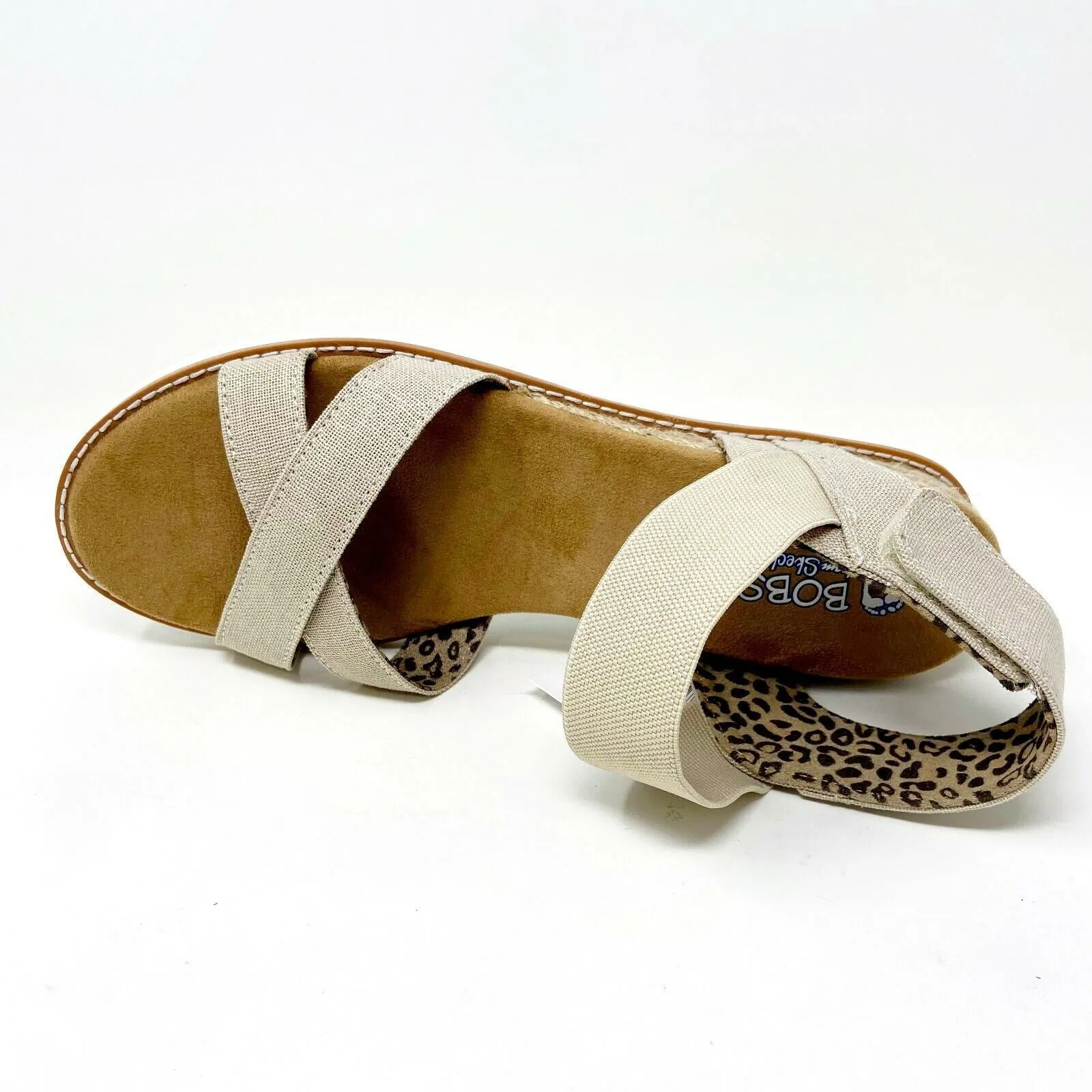 Bobs Skechers x Petco Desert Kiss Picnic Natural Womens Size 10 Casual Sandals
