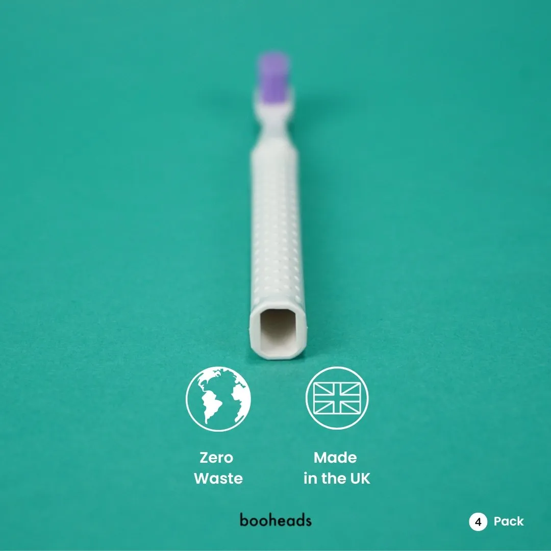 booheads - 4PK -Eco Toothbrushes