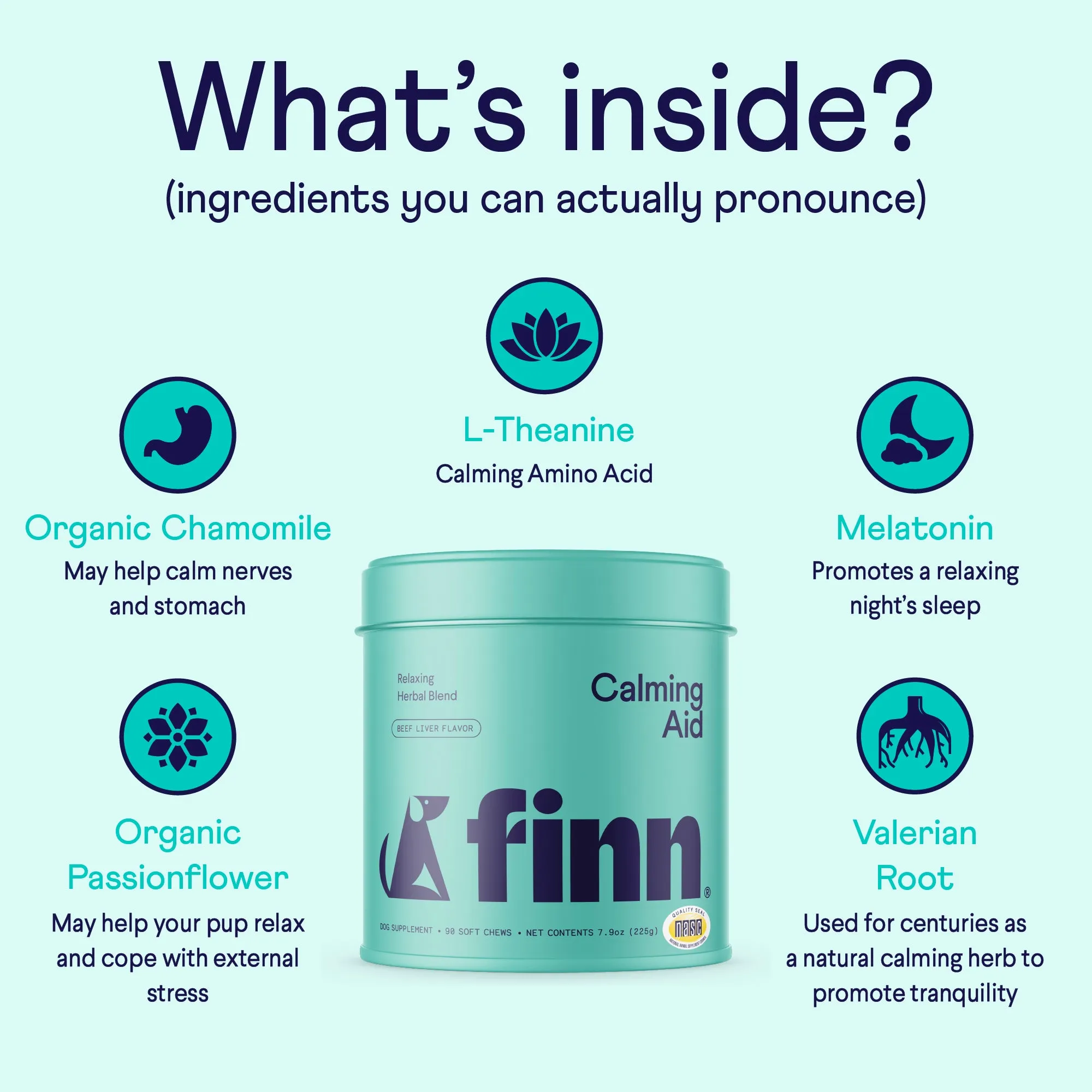 Calming Aid Supplement for Dogs