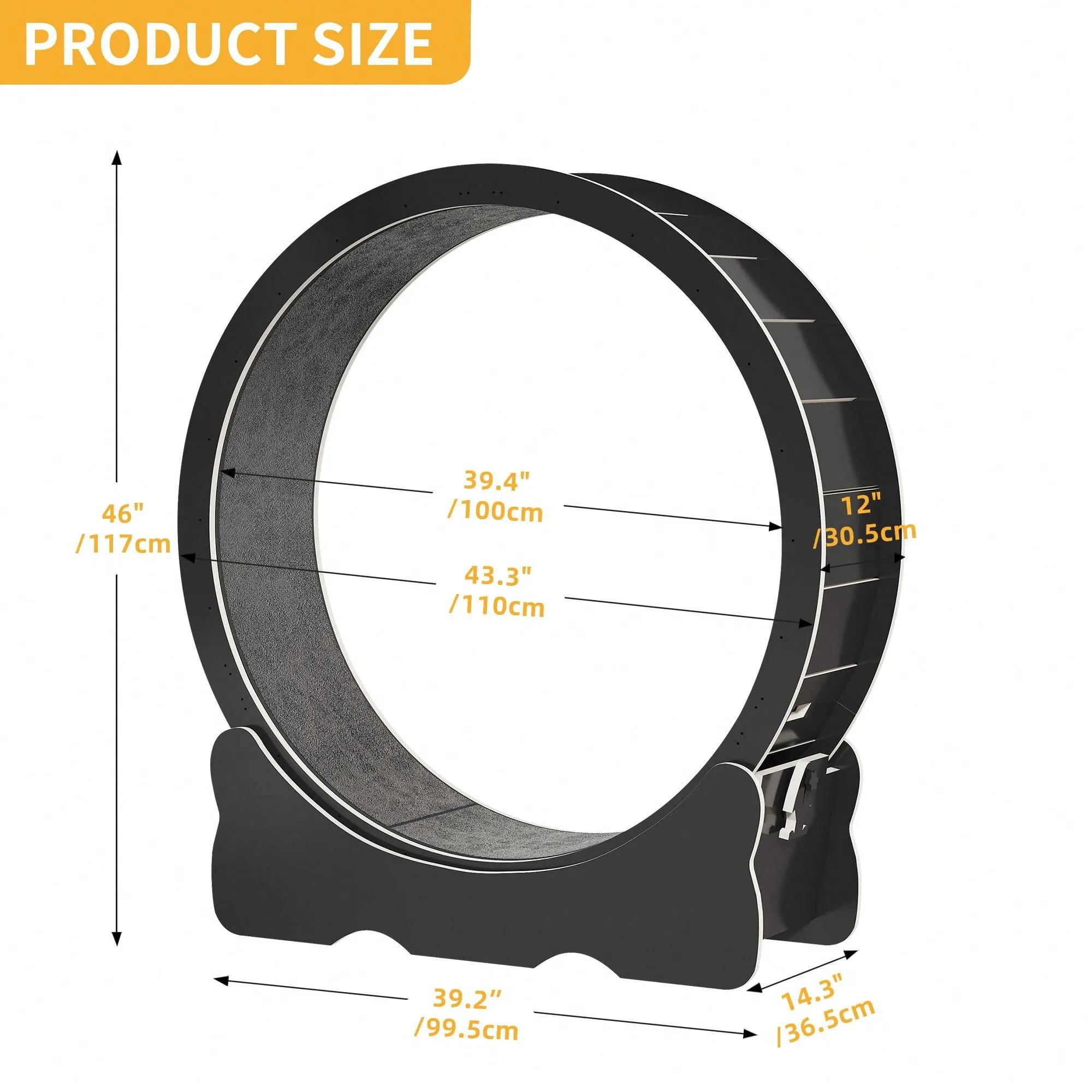 Cat Running Exercise Wheel Treadmill