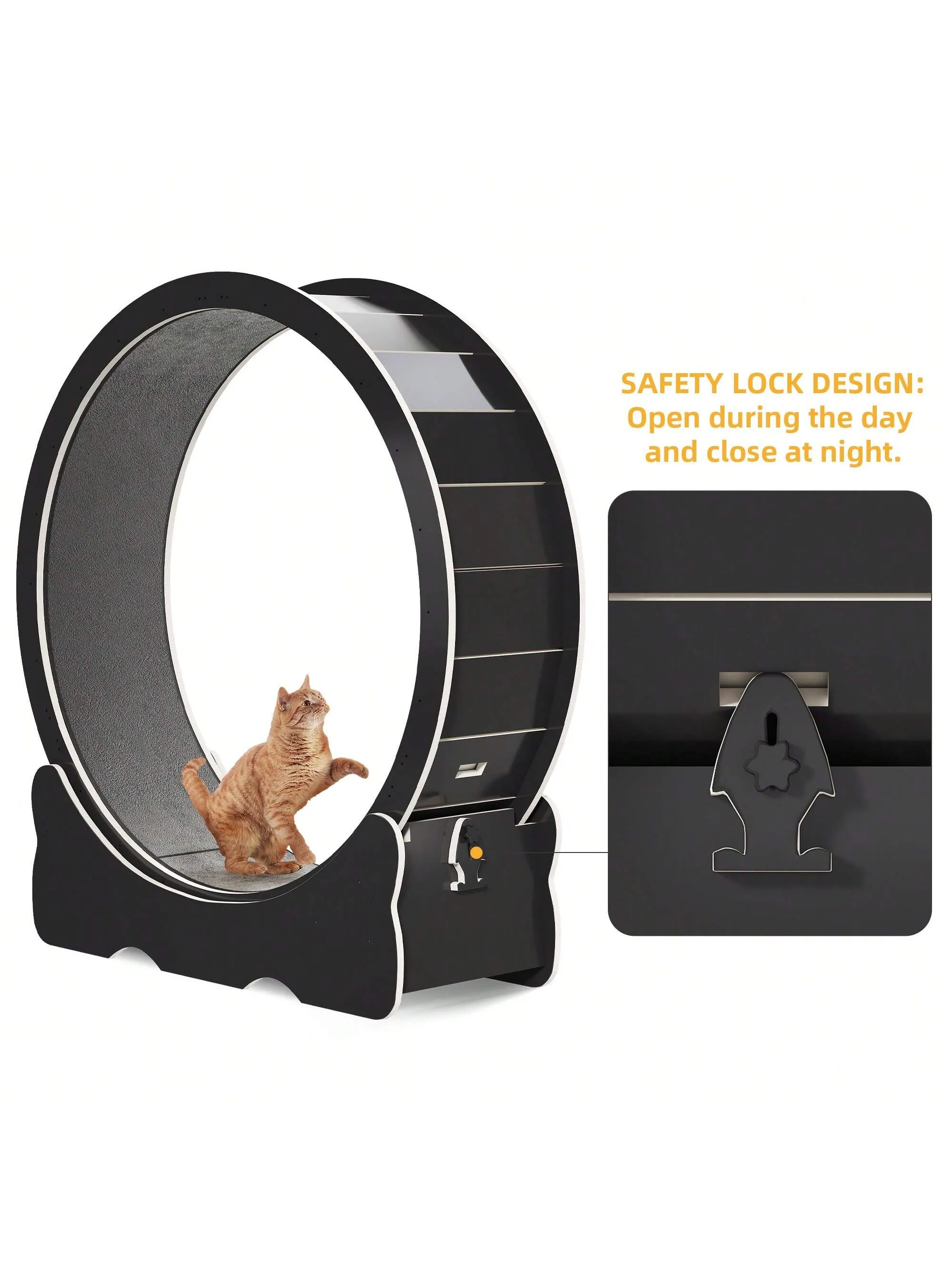 Cat Running Exercise Wheel Treadmill