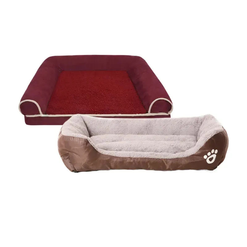 Cozy Waterproof Winter Cat Dog Bed