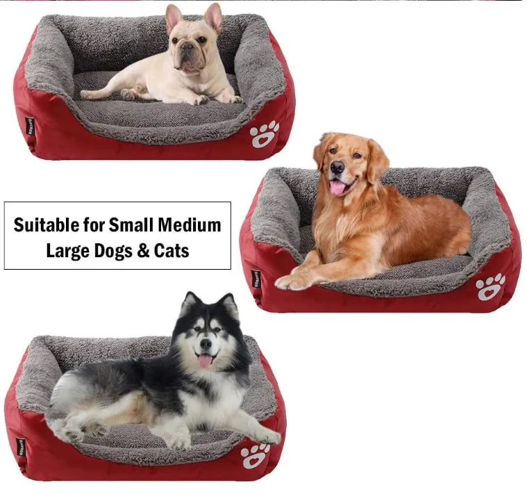 Cozy Waterproof Winter Cat Dog Bed