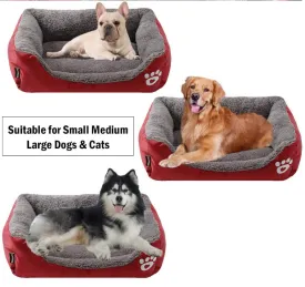 Cozy Waterproof Winter Cat Dog Bed