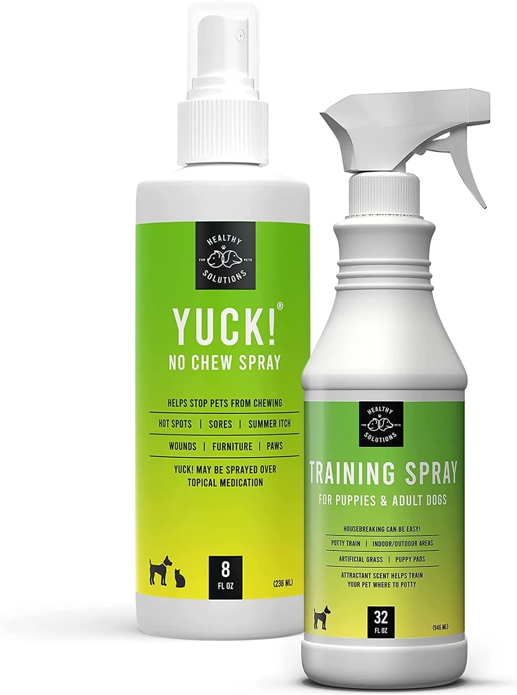 Dog Behavior Bundle - Includes 60ct. Coprophagia Treatment for Dogs - Prevent Dog from Eating Poop | Bitter No Chew Spray | Potty Training Spray - Dog Pee Spray with Marking Scent | Made in USA