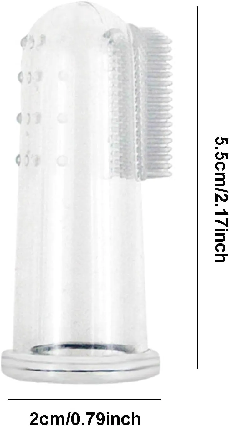 Dog Toothbrush for Dog Teeth Cleaning Dog Fingerbrush Toothbrush Dog Tooth Brushing Dog Finger Toothbrush Pet Toothbrush for Easy Cleaning Tongue and Teeth Cleaner 20PCS/715(20PCS)