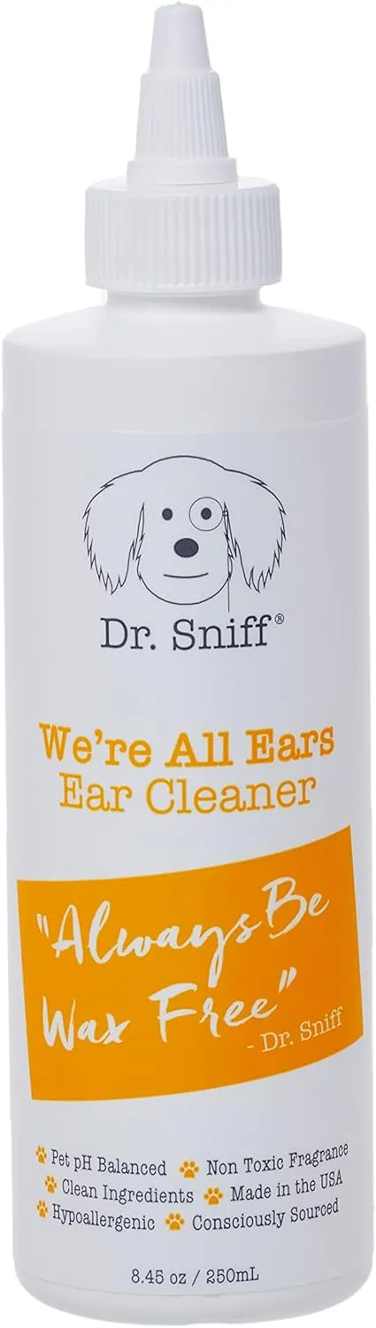 Ear Cleaner for Dogs & Cats, 8.45 Oz, Cleansing & Deodorizing, Effective & Gentle Solution, Prevents Infections, Washes Away Debris & Odors