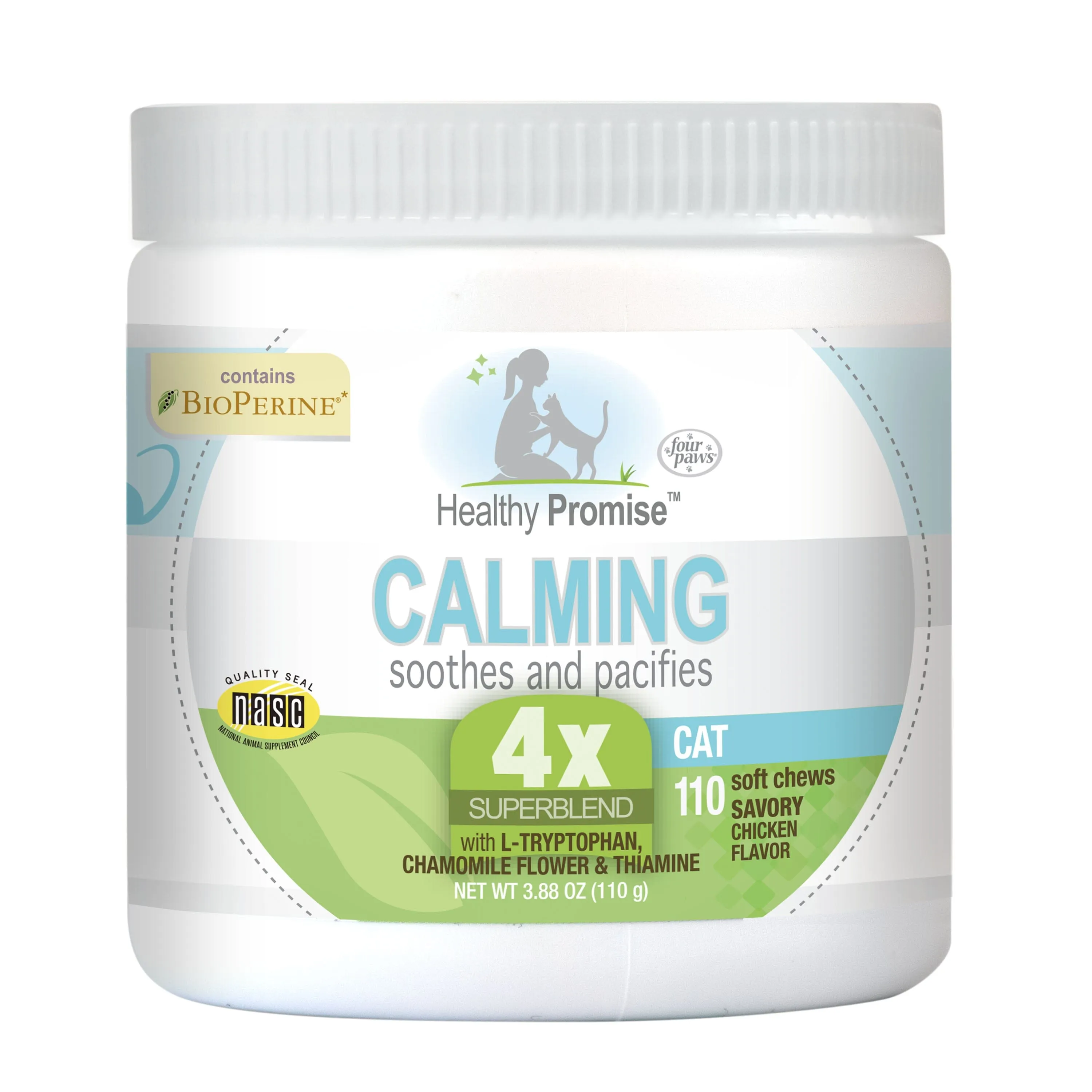Four Paws Healthy Promise Cat Calming Chews Calming - 110 Count