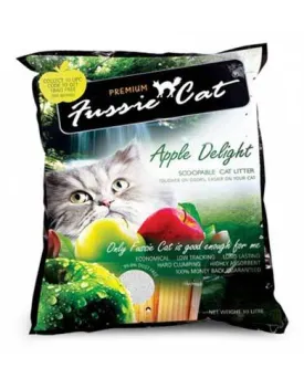 Fussie Cat Scoopable Litter Apple Delight 10L
