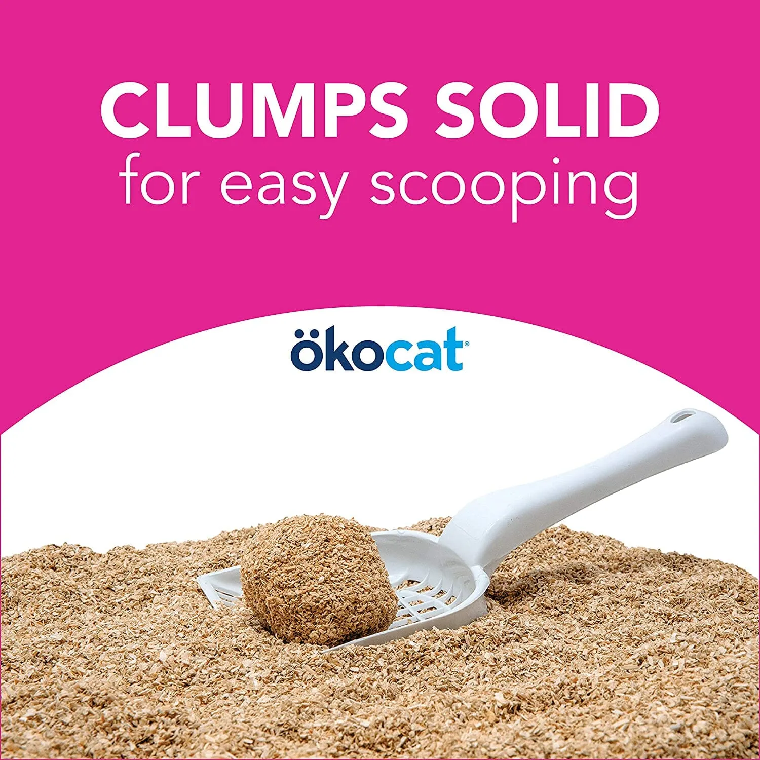 Healthy Pet Okocat Cat Super Soft Clumping Wood Litter Cat Litter - 8.4 Lbs
