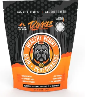 Healthy Weight Gainer for Dogs - High Calorie Tasty Food Topper for Dogs & Cats - Supports Weight Gain, Gut Health & Digestion - Provides Natural Energy (1/2 lb)