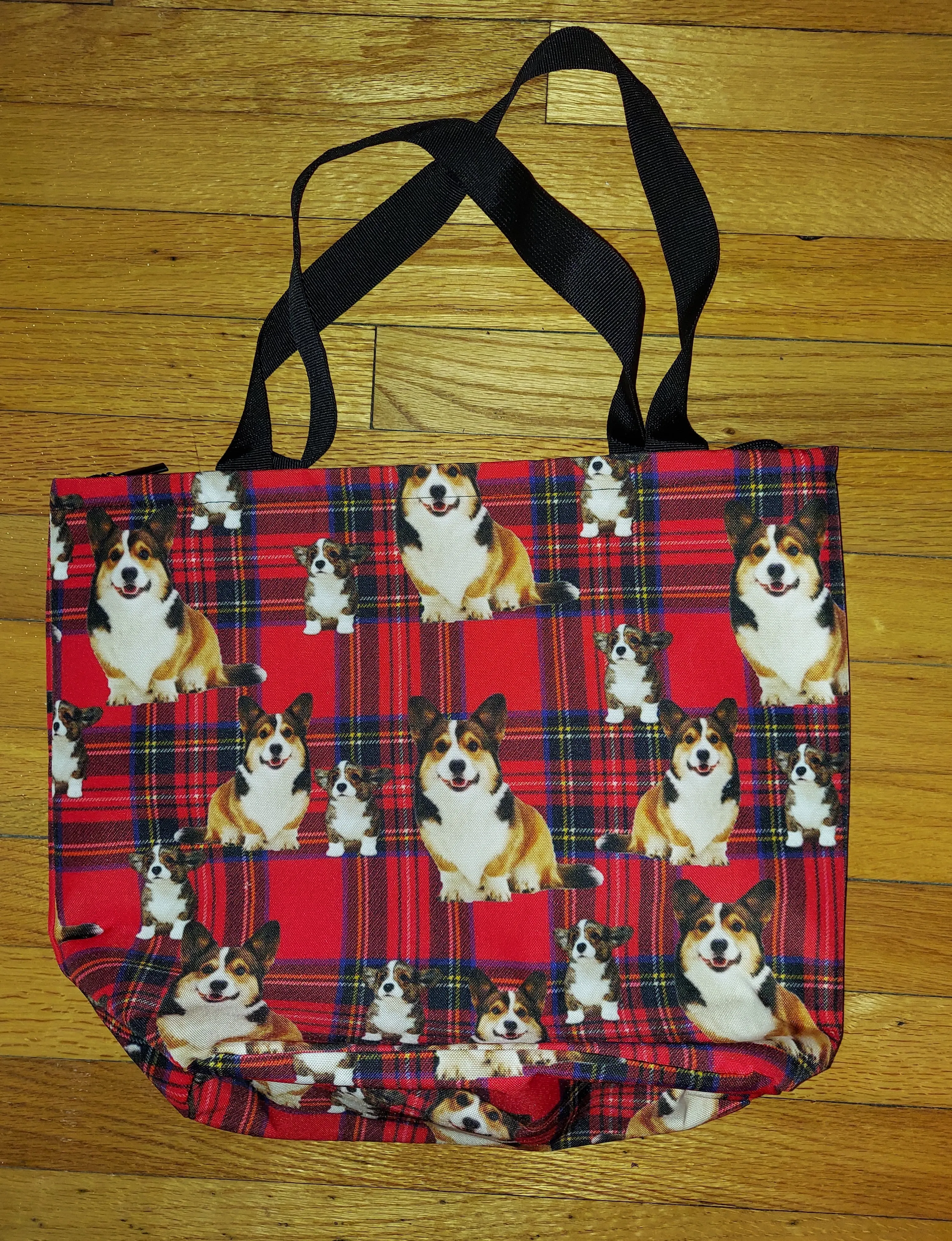 It's All About the Tail Cardigan Welsh Corgi Dog Handbag Purse Tote