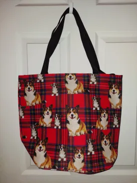 It's All About the Tail Cardigan Welsh Corgi Dog Handbag Purse Tote
