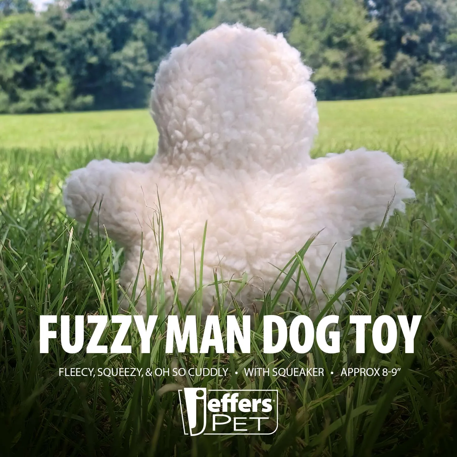 Jeffers Fuzzy Toys, Natural Color