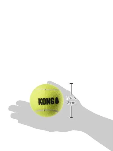 KONG SqueakerAir Dog Balls 6 Pack - Size Medium
