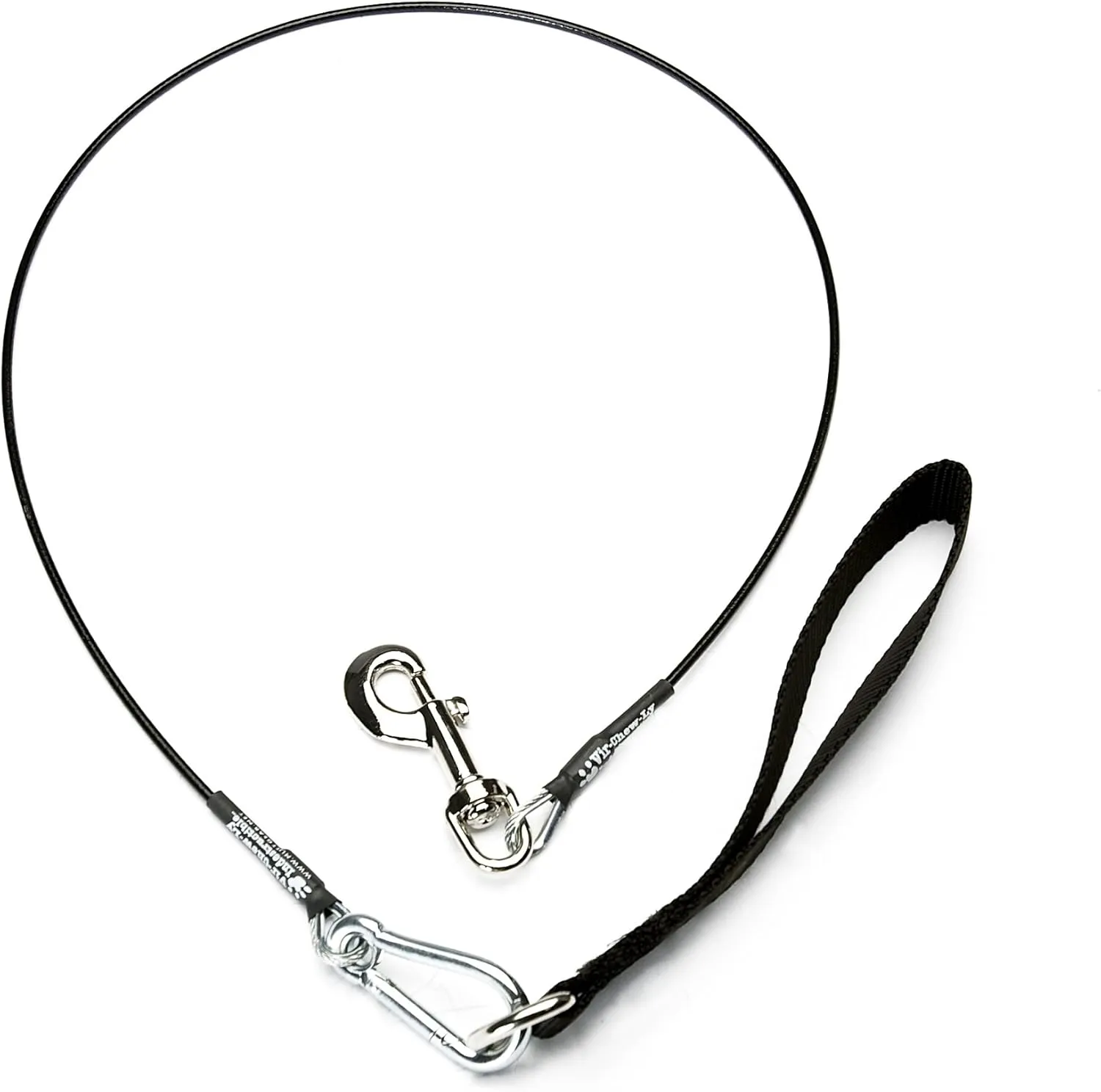 Leash for Dogs, 5.6', Medium, Black