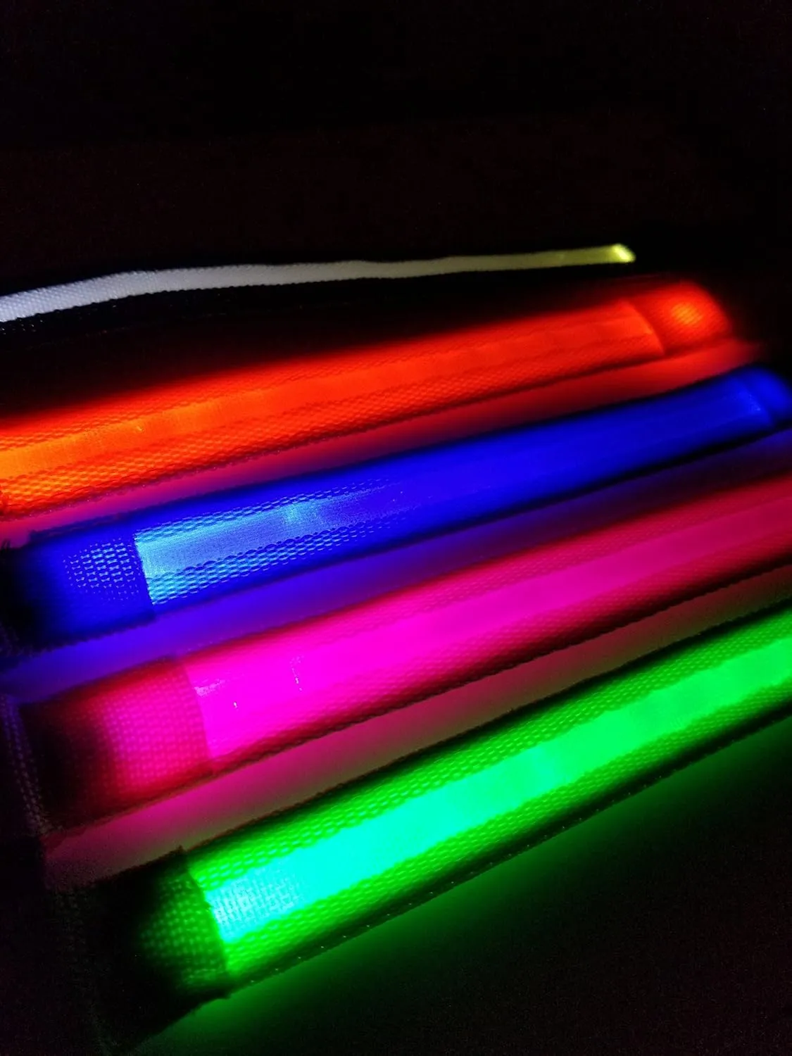 LED Dog Collar by K9 LED - Super Bright, Glow in the Dark Night Safety (Small (13.7" - 15.7" / 35 - 40cm), PINK)