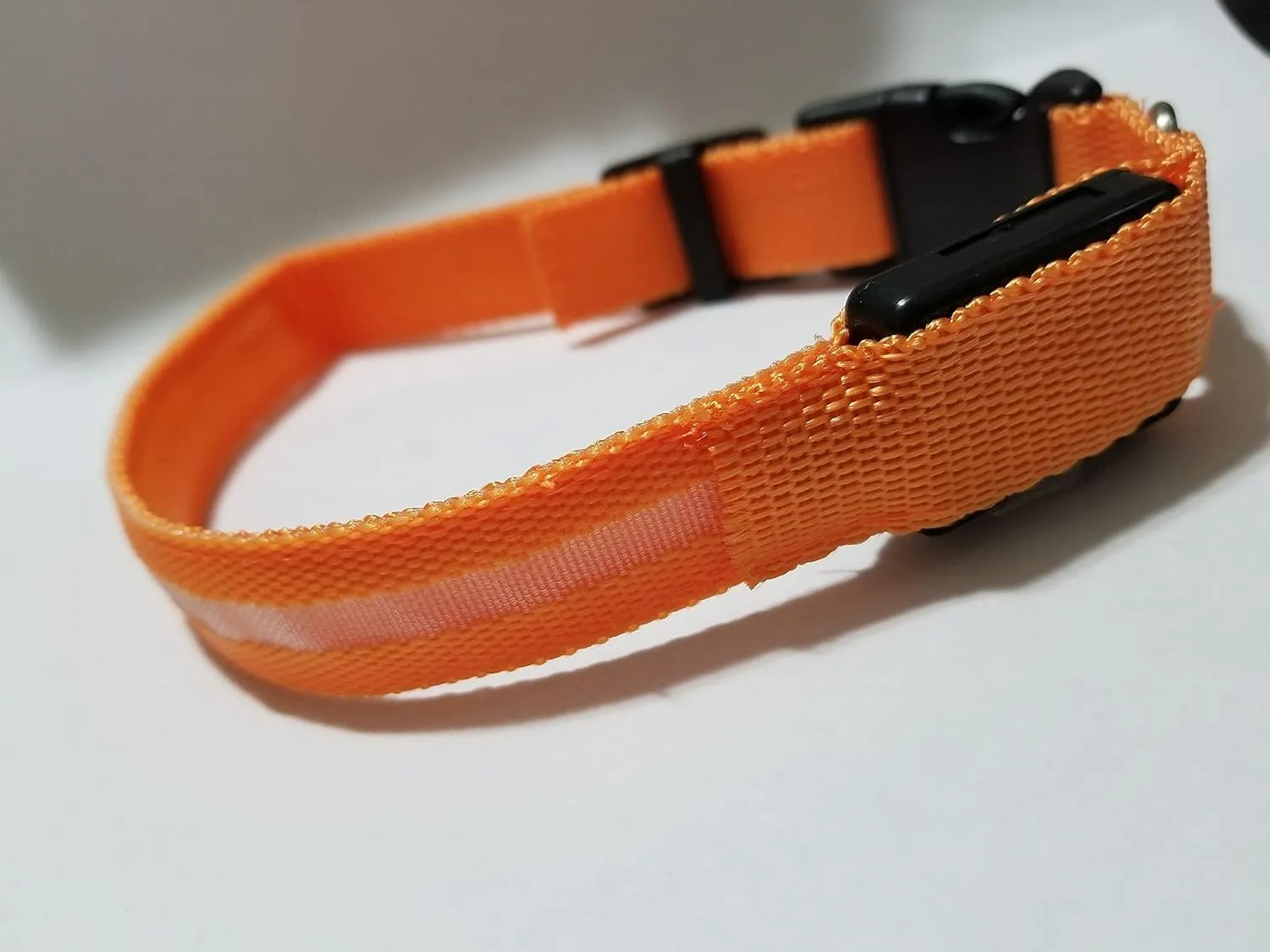 LED Dog Collar by K9 LED - Super Bright, Glow in the Dark Night Safety (Small (13.7" - 15.7" / 35 - 40cm), PINK)