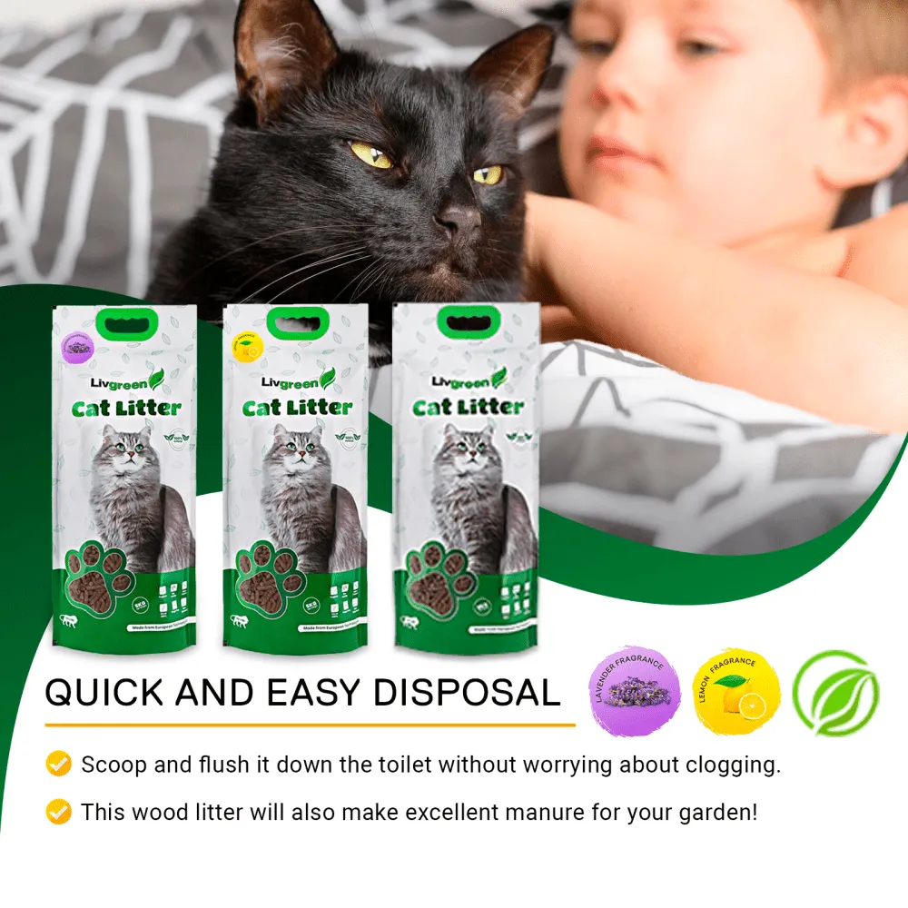 LivGreen Premium 3x Absorption Natural Scented Cat Litter