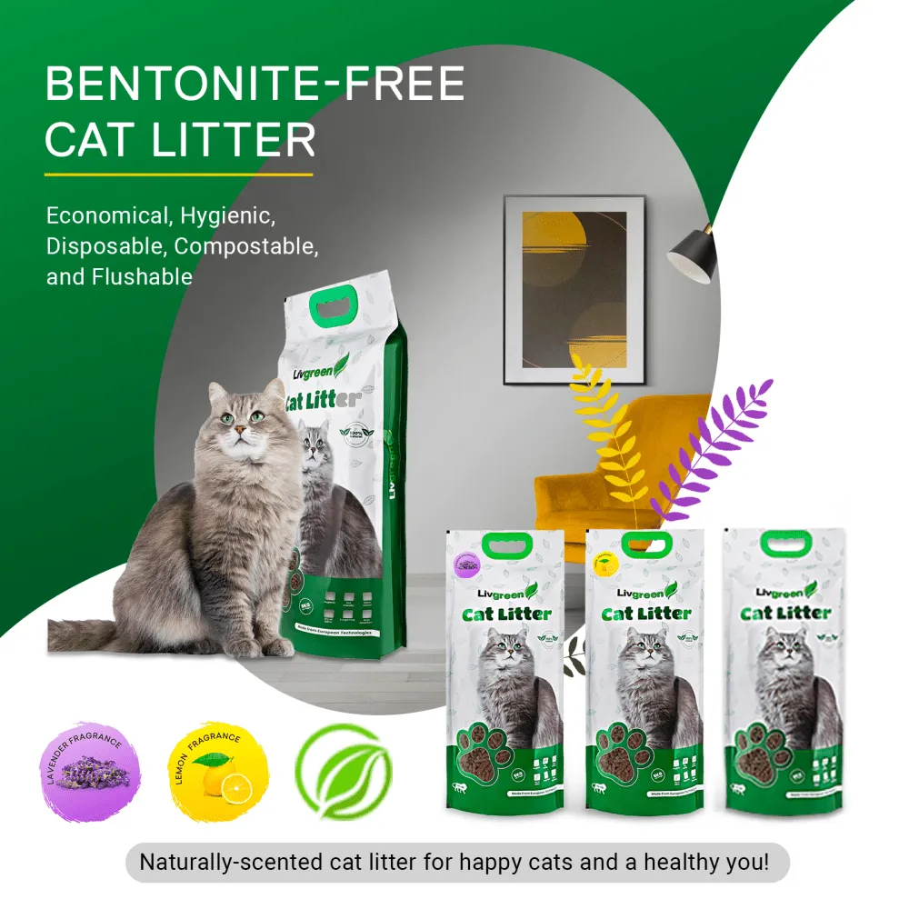 LivGreen Premium 3x Absorption Natural Scented Cat Litter