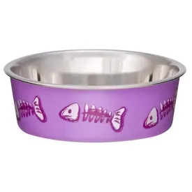 Loving Pets Bella Designer Fish Skeleton Cat Dish Extra-Small