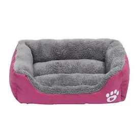 M 54*42cm rose red Pet cat, dog bed, soft and comfortable pet nest AZ21812