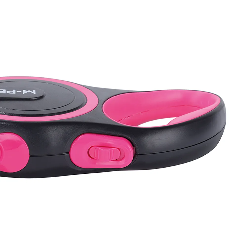 M-PETS Liberty Dog Retractable Leash Pink
