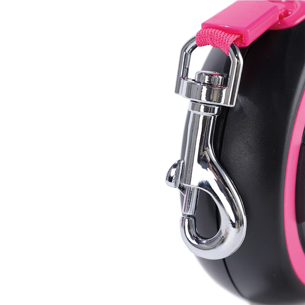 M-PETS Liberty Dog Retractable Leash Pink