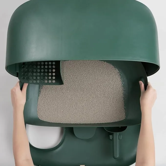 Makesure Cat Litter Box Dark Green