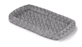 Midwest 12X18 IN. QUIET TIME BED - PEARL GRAY
