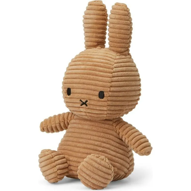 Miffy Sitting Corduroy Beige 9"