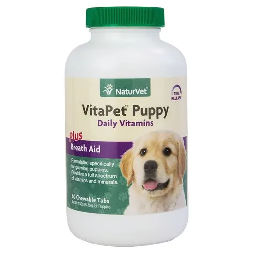 NatureVet Vita Pet Puppy Tablets - 60 ct
