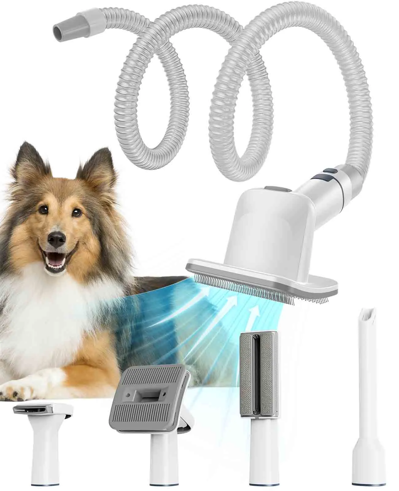 Oneisall LM2 Pet Grooming Vacuum 4Pcs Accessories Replacement