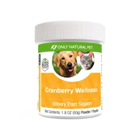 Only Natural Pet Cranberry Wellness Extract Supplement for Dogs & Cats
