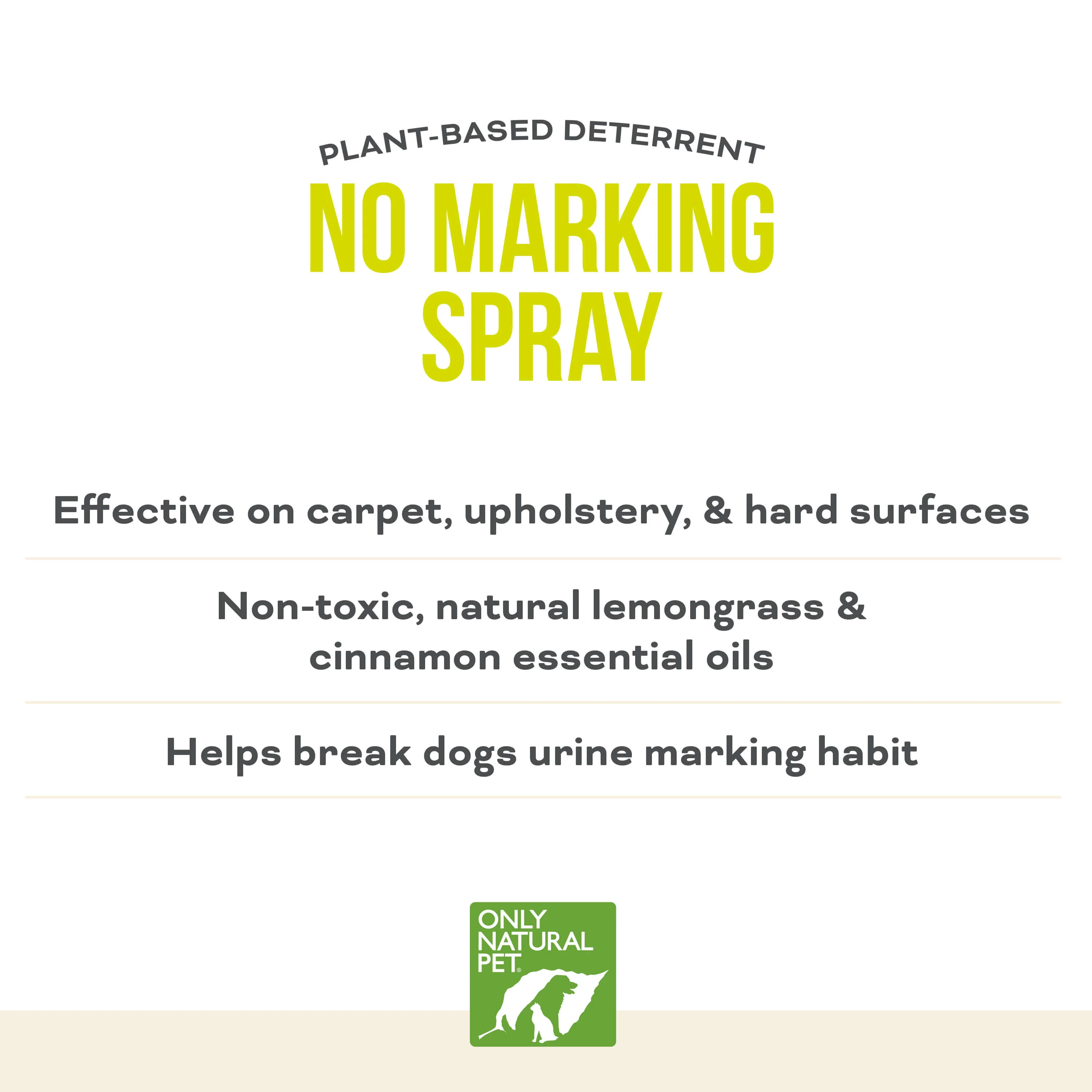 Only Natural Pet No Marking Spray for Dogs