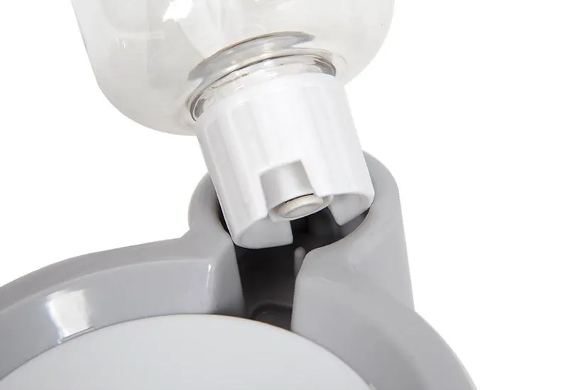 Pet Food Bowl with Self-filling Water Dispenser