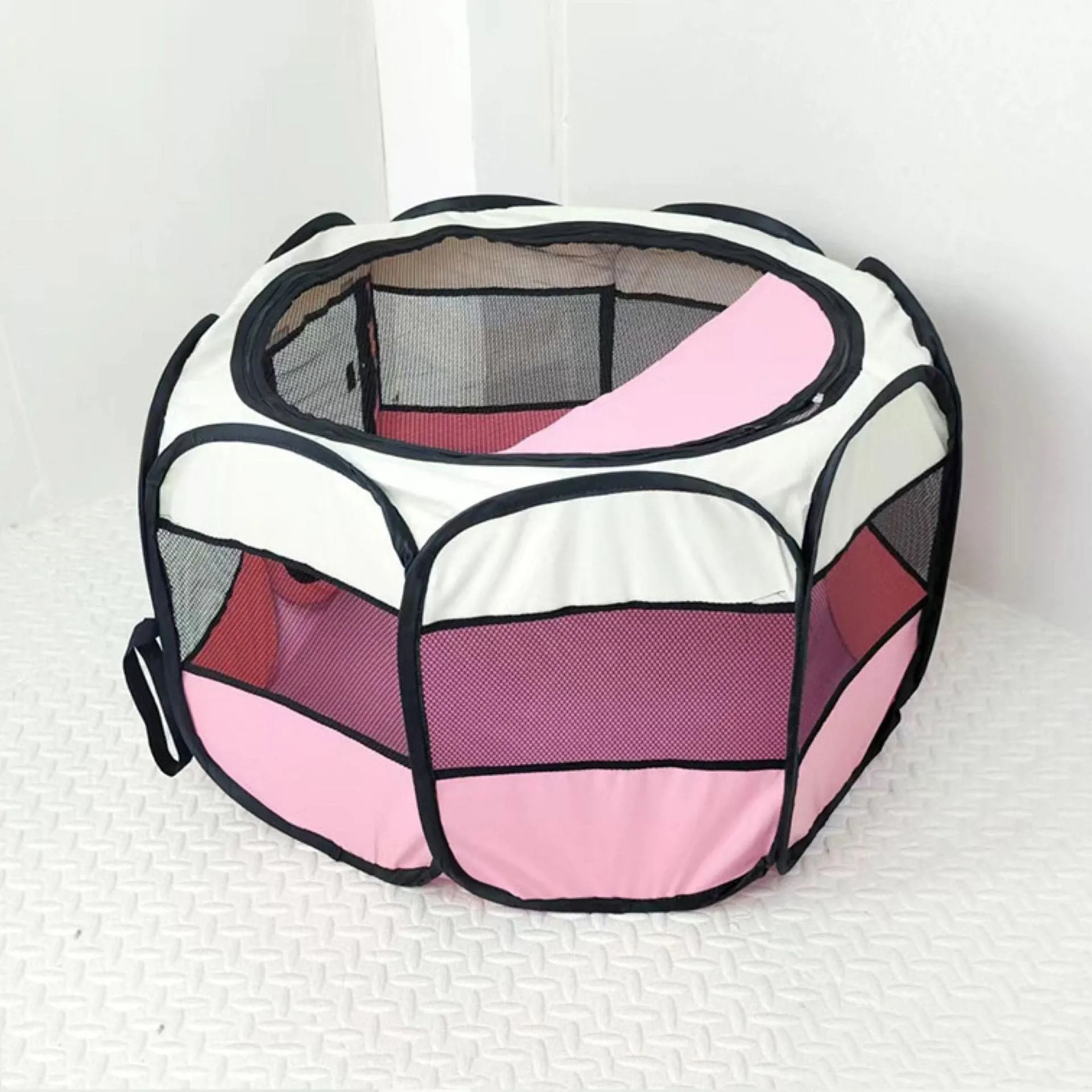 Portable Folding Pet Tent Dog House Octagonal Cage For Cat Tent Playpen Puppy Kennel Easy Operation Fence Outdoor Big Dogs House
