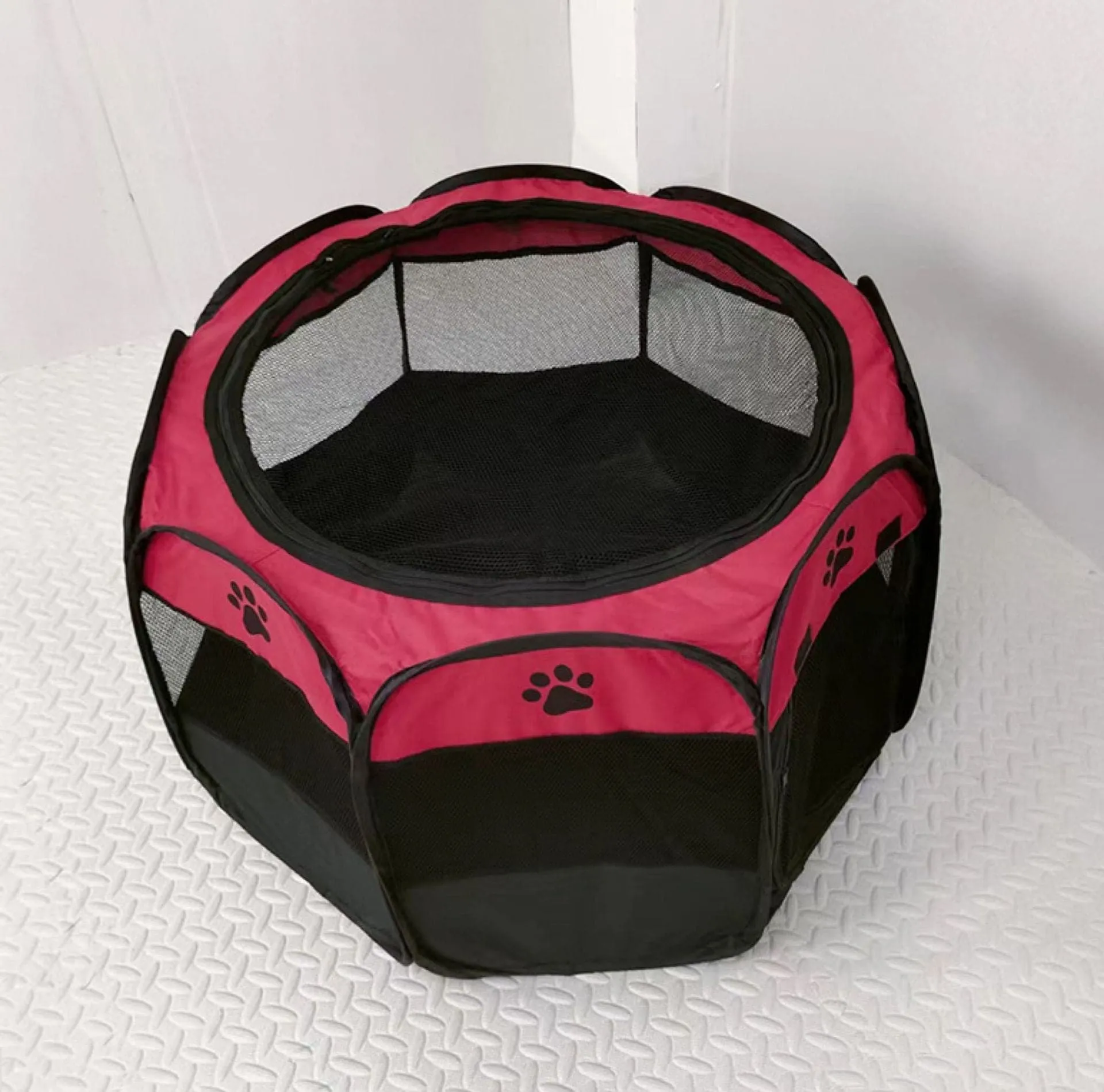 Portable Folding Pet Tent Dog House Octagonal Cage For Cat Tent Playpen Puppy Kennel Easy Operation Fence Outdoor Big Dogs House