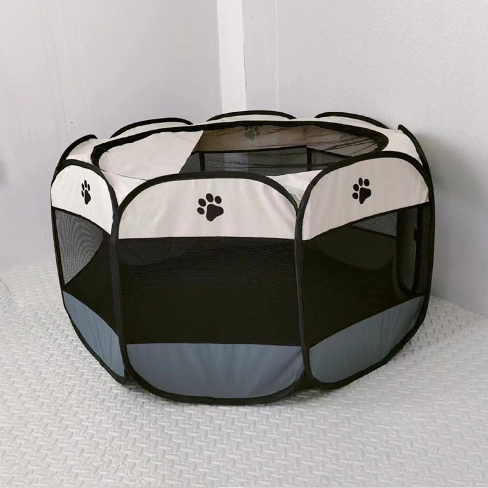 Portable Folding Pet Tent Dog House Octagonal Cage For Cat Tent Playpen Puppy Kennel Easy Operation Fence Outdoor Big Dogs House