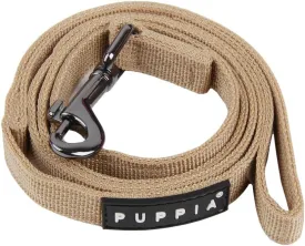 PUPPIA Two Tone Dog Lead Strong Durable Comfortable Grip Walking Training Leash for Small & Medium Dog, Beige, Large
