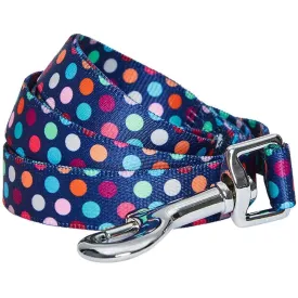 Rainbow Polka Dots Dog Leash for Stylish Pet Walks