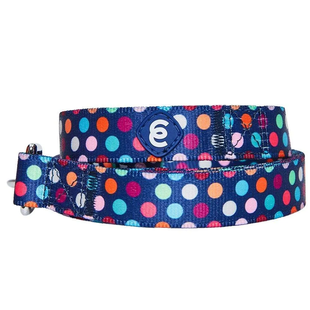 Rainbow Polka Dots Dog Leash for Stylish Pet Walks